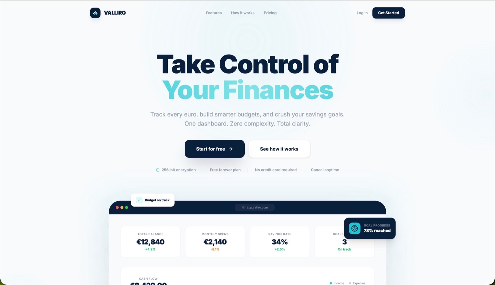Valliro — screenshot